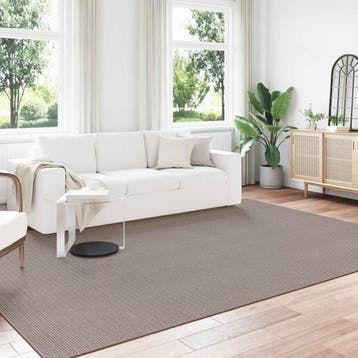 vidaXL Binnen kleed LUGO Crème en Taupe 280 x 200 cm, Verzenden, Nieuw, Crème