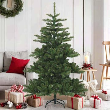 vidaXL Kunstmatige Inklapbare Kerstboom Groen 150 cm PVC,, Diversen, Kerst, Verzenden, Nieuw