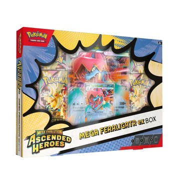 Ascended Heroes Mega Feraligatr ex Box, Ophalen of Verzenden, Nieuw