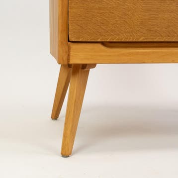 Ladekast | Vintage | Eiken |  4097, Huis en Inrichting, Kasten | Ladekasten, Minder dan 50 cm, Eikenhout, Mid-Century, Ophalen of Verzenden