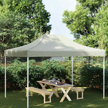 vidaXL Partytentdak 270 g/m² 4,5x3 m crèmekleurig, Verzenden, Nieuw, Partytent