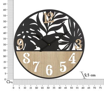 WANDKLOK PALM CM Ø 60X2,5, Ophalen of Verzenden, Nieuw