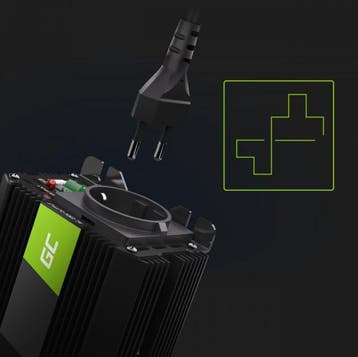 Spanningsomvormer Inverter PRO 24V naar 230V 300W / 600W, Ophalen of Verzenden, Zo goed als nieuw