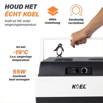 KOEL Boks 30 Koelbox Elektrisch 12V en 230 Volt voor Auto -, Ophalen of Verzenden, Zo goed als nieuw