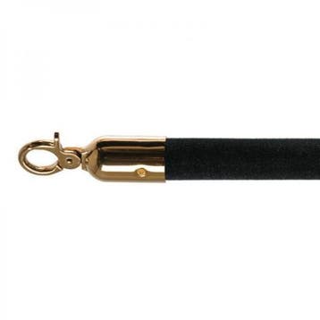 Afzetkoord | Messing/ Zwart | 157 cm, Verzenden, Nieuw in verpakking