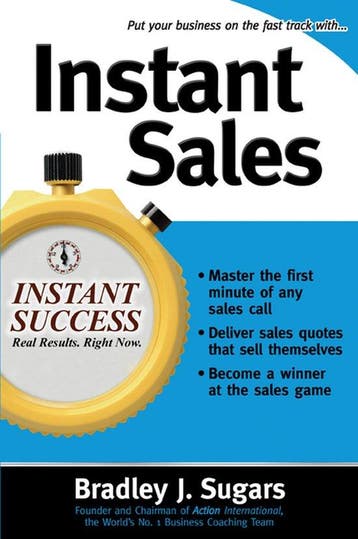 Instant Sales 9780071466646 Bradley Sugars, Verzenden, Zo goed als nieuw, Bradley Sugars