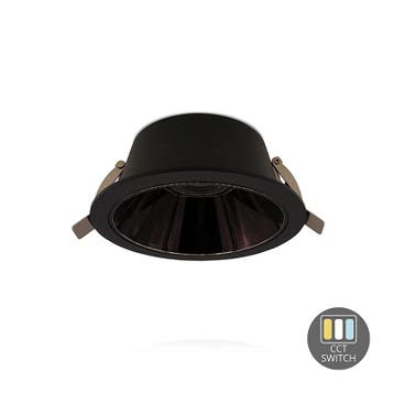 LED DOWNLIGHT | LUMEA | CCT-SWITCH | Ø100MM | 10W | ZWART, Nieuw