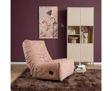 Relaxfauteuil Zen - Draaibaar & Verstelbaar - Aragon stof -, Ophalen of Verzenden, Nieuw