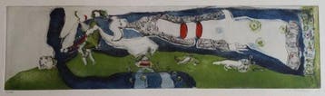 Hans Rudolf Ambauen (1931–2019) - Spazierfahrt, Antiek en Kunst