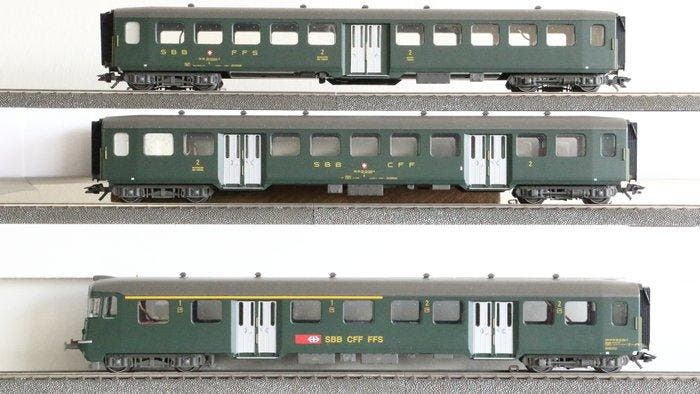 Märklin H0 - 44371/43381/43410 - Modeltrein personenwagen, Hobby en Vrije tijd, Modeltreinen | H0