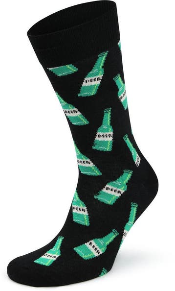 Happy Socks Sokken Beer maat 41-46 Heren, Kleding | Heren, Sokken en Kousen, Verzenden, Nieuw, Zwart, Happy Socks