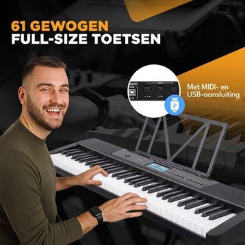 2dekans | Finesse Keyboard Piano - Statief & Accessoires -, Muziek en Instrumenten, Ophalen of Verzenden, Zo goed als nieuw