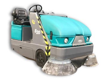Tennant S20 LPG veegmachine, Ophalen of Verzenden, Zo goed als nieuw, Tennant