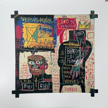 Jean-Michel Basquiat - (after) The Italian version of Popey