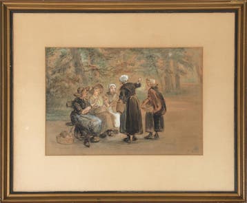 Philip Sadée (1837-1904), Dorpspraat