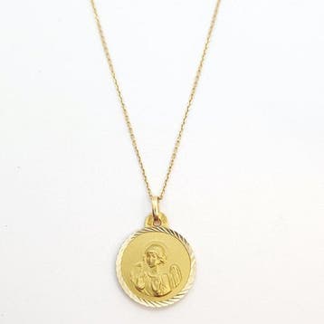 Ketting met hanger - 18 karaat Geel goud
