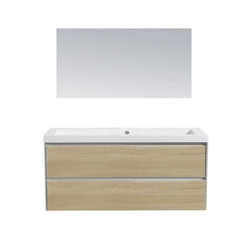 Badkamermeubel Sanilux PL 120 Greeploos Incl Spiegel En, Huis en Inrichting, Badkamer | Badkamermeubels, Ophalen of Verzenden