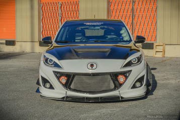 ABS Grill GV Style Zwart Mazda 3, Ophalen of Verzenden, Nieuw, Mazda