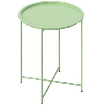 Bijzettafel Opvouwbaar Tuintafel Ø46 X 50 Cm Rond Weerbesten, Verzenden, Nieuw