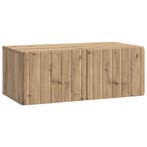 vidaXL Wandbeugel TV-kast Artisanaal eiken 78,5 x 41 x 30 cm, Minder dan 50 cm, Verzenden, Nieuw, Minder dan 100 cm