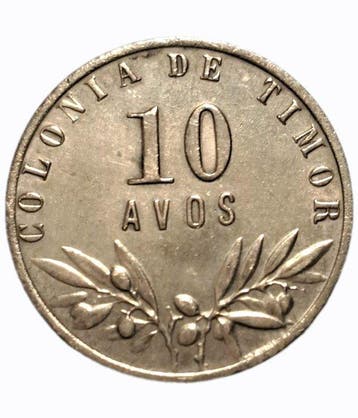 Portugees Timor. Republic. 10 Avos -1945