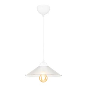 [lux.pro] Hanglamp Hereford E27 wit en transparant, Verzenden, Nieuw