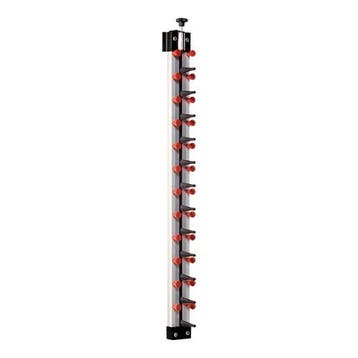 Bordenrek | 12 Borden | Wandmodel | 130 x 13 x 13 cm, Verzenden, Nieuw in verpakking