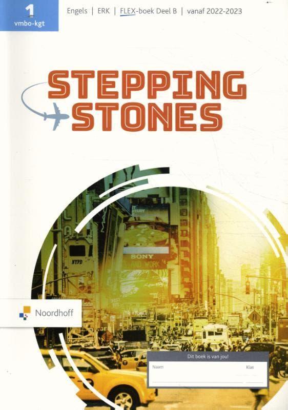 Stepping Stones e 1 vmbo kgt Flex boek 9789001011550, Boeken, Studieboeken en Cursussen, Zo goed als nieuw, Verzenden