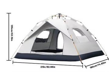 Automatische Pop-up Tent Waterdicht en Zonwerend Camping, Verzenden, Nieuw