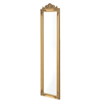 Spiegel vrijstaand met barok lijst verstelbaar 160x40 cm gou, Huis en Inrichting, Woonaccessoires | Spiegels, Verzenden, Nieuw