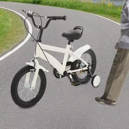 14 Inch Kinderfiets Met Zijwielen Verstelbaar Zadel En Stuur, Fietsen en Brommers, Fietsen | Kinderfietsjes, Nieuw, Verzenden