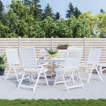 vidaXL Tuinstoelkussens 6 st 40x40x4 cm oxford stof, Verzenden, Nieuw