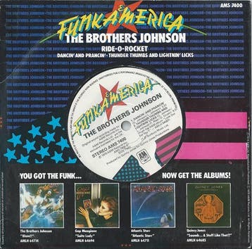 Brothers Johnson - Ride-O-Rocket, Ophalen of Verzenden, Gebruikt