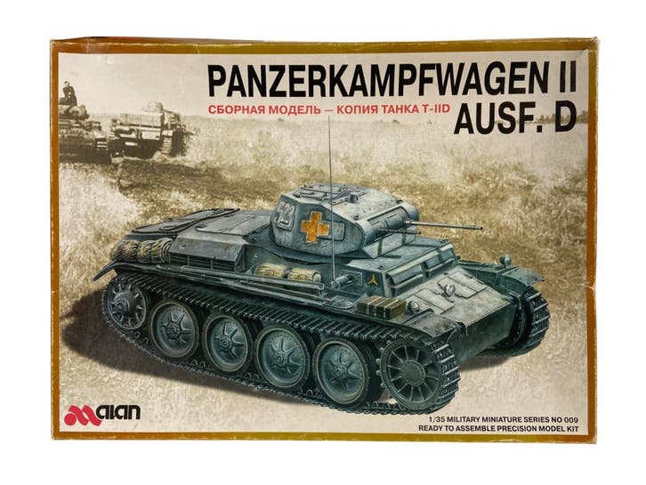 Panzerkampfwagen II Ausf. D, Hobby en Vrije tijd, Modelbouw | Auto's en Voertuigen, Verzenden