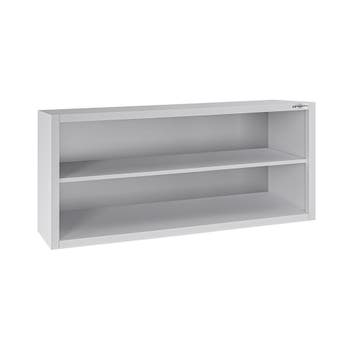 GGM Gastro | RVS wandkast ECO - 1400x400x650mm - open |, Verzenden, Nieuw in verpakking, RVS Meubilair