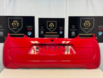 Achterbumper Citroën C1 1.0i 12V bj.2014 kleur rood KJH, Auto-onderdelen, Carrosserie en Plaatwerk, Gebruikt, Achter, Citroën