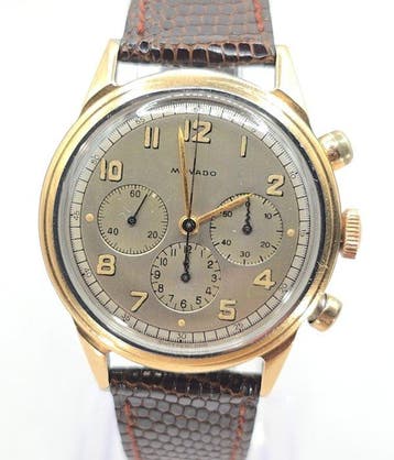 Movado - Gold/Stahl Chronograph - Eigenkaliber M95, Nieuw
