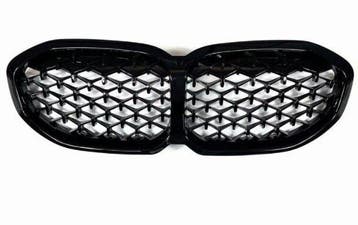 Grillen Nieren Diamond  Glanzend Zwart BMW F40 B2605, Nieuw, Voor, BMW