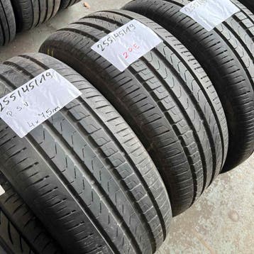 4 x Pirelli Scorpion Verde 255-45-19 Zomerbanden 7,5mm, 19 inch, Gebruikt, 255 mm, Ophalen of Verzenden