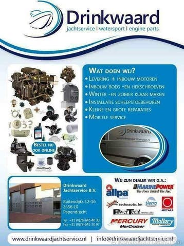 Mercruiser, Omc, Volvo onderdelen nieuw & gebruikt, Watersport en Boten, Verzenden, Nieuw