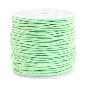 1 meter Gekleurd elastisch draad 1,5 mm – Chrysolite green, Ophalen of Verzenden, Nieuw, Draad