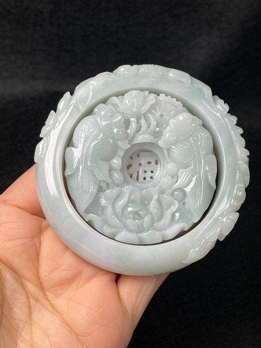 Jade Japan Lab-gecertificeerd A-Type natuurlijke Birmese, Verzamelen, Mineralen en Fossielen