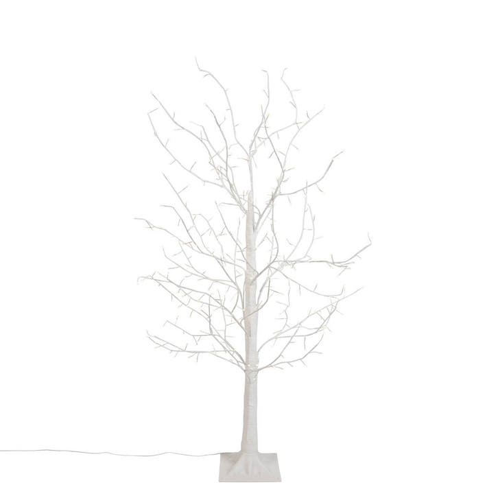 Kerst vloerlamp wit boom 120cm incl. LED met timer IP44 - Ki, Diversen, Kerst, Nieuw, Verzenden