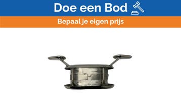 Bieden: SCM Stainless Steel Oval Flower Marine Handle cleat, Ophalen of Verzenden, Nieuw