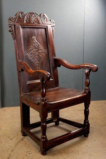 Stoel - Eik - Wainscot armchair