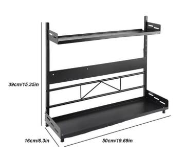 Kruidenrek Keuken 50 cm – Dubbel of Driehoog Carbon Staal, Verzenden, Nieuw