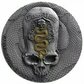 Kameroen. 1000 Francs 2018 Carved Skull III - Clade Mortis