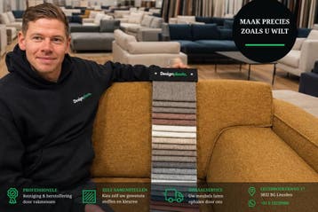 Nieuw Gestoffeerde Design on Stock Bloq Bank op maat, Huis en Inrichting, Banken | Bankstellen, Ophalen of Verzenden, Nieuw, Design Bank Bankstel Zetel Design on Stock