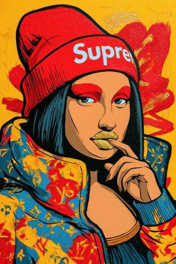 Iconica - Mona in Supreme - unique 1/1 XXL (150 x 100 cm)