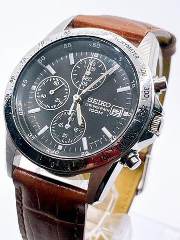 Seiko - Chronograph 100M - Zonder minimumprijs - 7T92-0DWO
